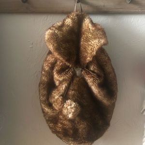 Faux Fur PB Teen Backpack